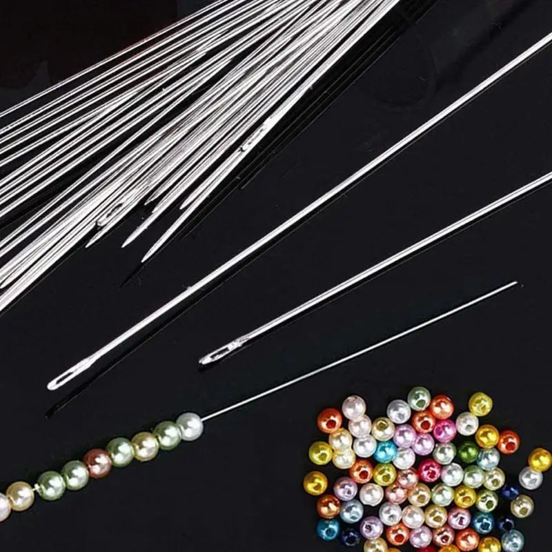 47Pcs Seed Beading Needles Extra Fine Thin Long Straight Needle Jewelry Making E15E
47Pcs Seed Beading Needles Extra Fine Thin Long Straight Needle Jewelry Making E15E