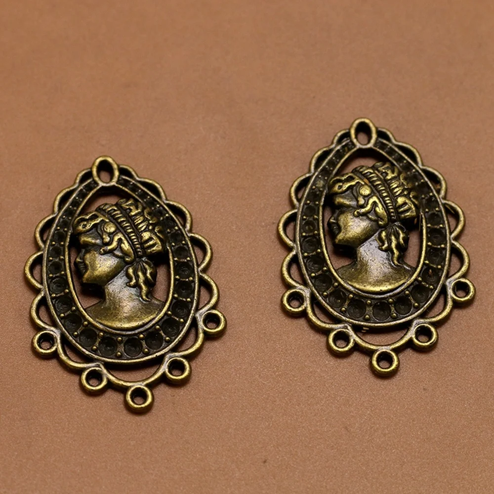 10pcs Alloy Vintage Beauty Head Pendants Fashion DIY Charms Connector Jewelry Making Accessory (Bronze)
10pcs Alloy Vintage Beauty Head Pendants Fashion DIY Charms Connector Jewelry Making Accessory (Bronze)
