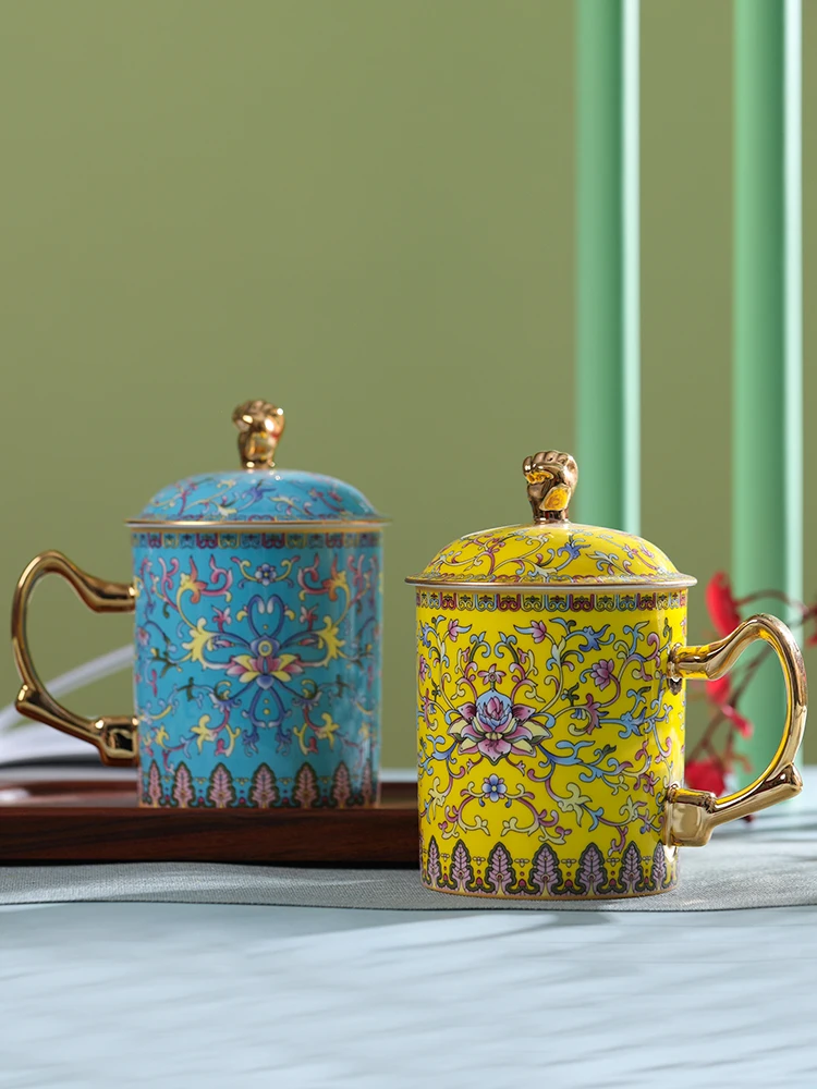 Jingdezhen Tea Cup Ceramic Bubble Tea Household Office Cup Water Cup Conference Cup Handmade Gold Cup
Jingdezhen Tea Cup Ceramic Bubble Tea Household Office Cup Water Cup Conference Cup Handmade Gold Cup