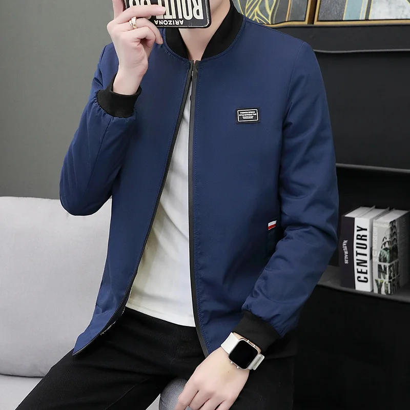 2021 Spring Cotton Jacket Men Slim Casual Baseball Jackets For Men Stand Collar With Zipper Coat Homme Fashion Men Clothing 3XL
2021 Spring Cotton Jacket Men Slim Casual Baseball Jackets For Men Stand Collar With Zipper Coat Homme Fashion Men Clothing 3XL