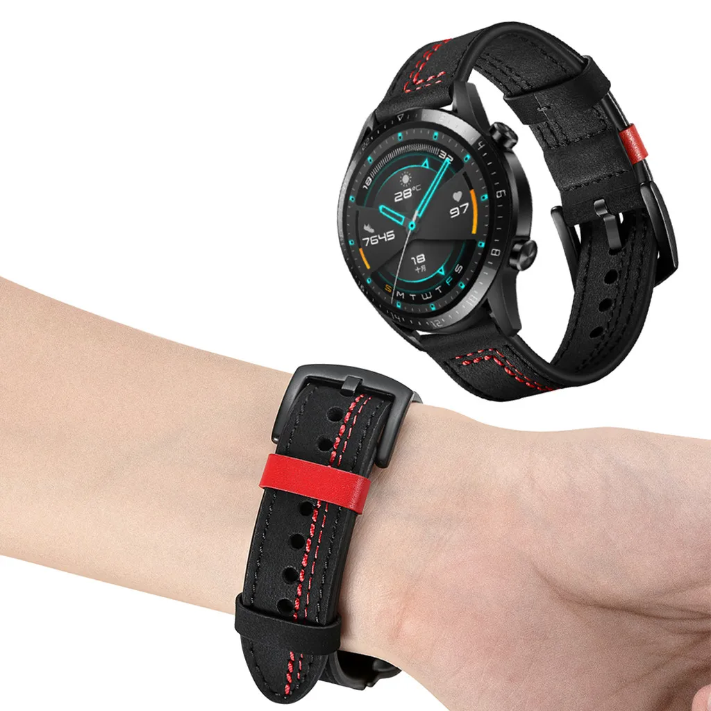 Leather Replacement Watch Band Wristband Strap for Huawei GT 2 46mm Smart Watch GT2 Smart Watches Straps correas de reloj
Leather Replacement Watch Band Wristband Strap for Huawei GT 2 46mm Smart Watch GT2 Smart Watches Straps correas de reloj