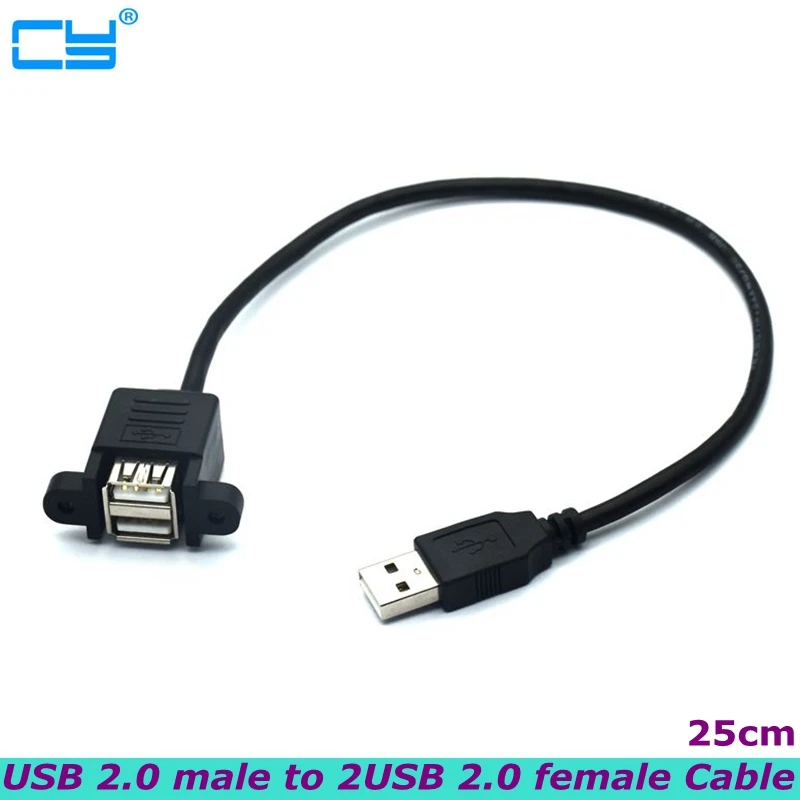 25cm With Screw Hole to Fix USB 2.0 Cable Computer Case Motherboard Front USB 2.0 Revolution Dual USB Female
25cm With Screw Hole to Fix USB 2.0 Cable Computer Case Motherboard Front USB 2.0 Revolution Dual USB Female