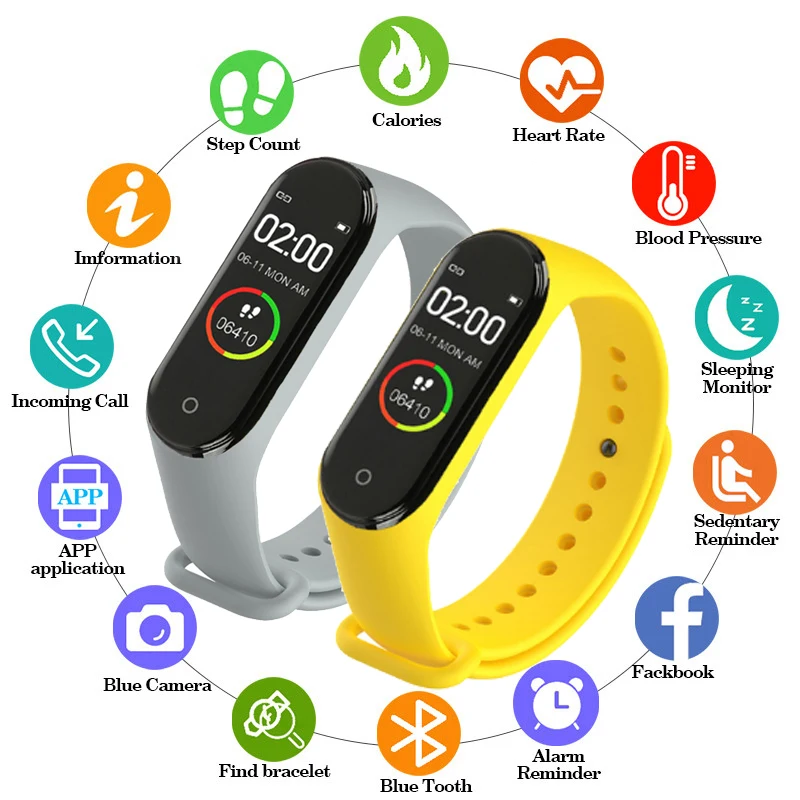 M4 Smart Digital Watch Bracelet For Men Women Heart Rate Monitoring Running Pedometer Counter Health Sport Tracker Wristbands
M4 Smart Digital Watch Bracelet For Men Women Heart Rate Monitoring Running Pedometer Counter Health Sport Tracker Wristbands