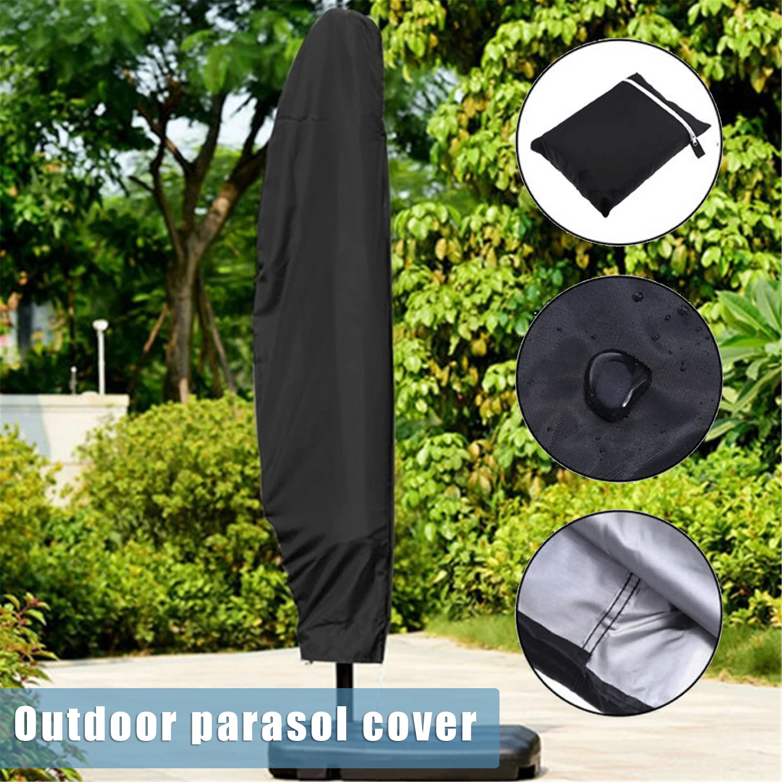 1PC Great Waterproof Cover Outdoor Sunshade Umbrella Cover Garden Weatherproof Patio Cantilever Parasol Rain Cover Accessories
1PC Great Waterproof Cover Outdoor Sunshade Umbrella Cover Garden Weatherproof Patio Cantilever Parasol Rain Cover Accessories