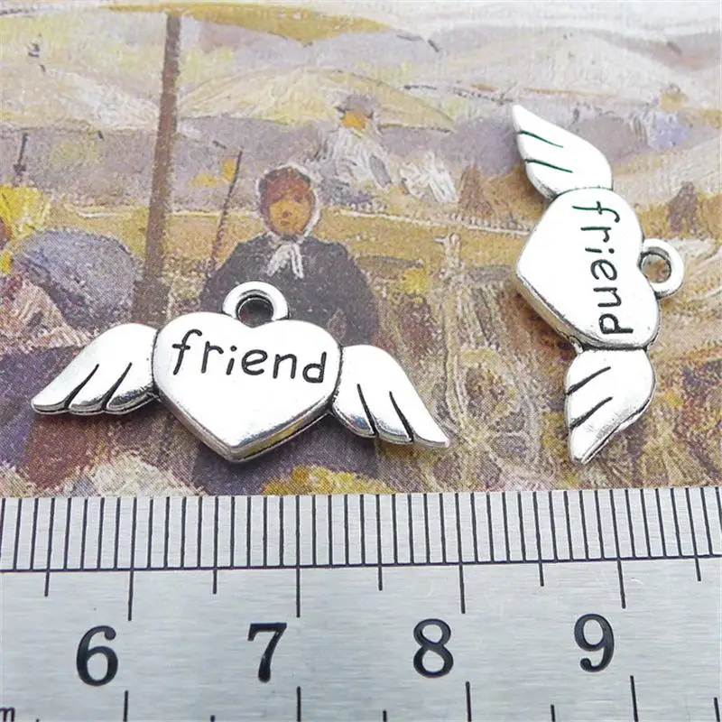 Heart Friend Charm Pendants Jewelry Making Finding DIY Bracelet Necklace Earring Accessories Handmade 5pcs
Heart Friend Charm Pendants Jewelry Making Finding DIY Bracelet Necklace Earring Accessories Handmade 5pcs