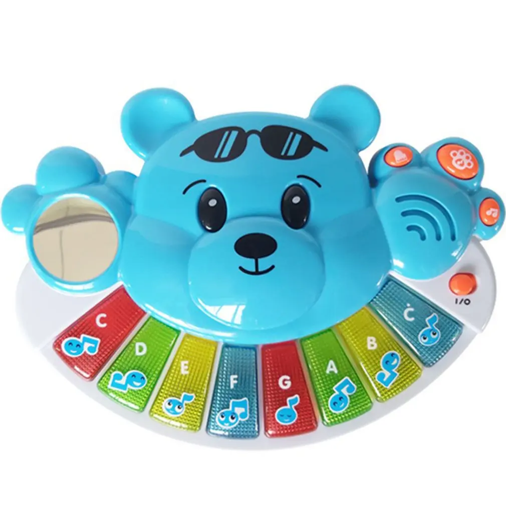 Cute Bear Electronic Piano Baby Musical Toys Drum and Piano Toys for Children to Learn Music with Music and Lights
Cute Bear Electronic Piano Baby Musical Toys Drum and Piano Toys for Children to Learn Music with Music and Lights