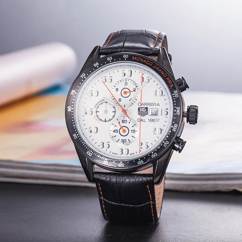 Luxury Fashion Leather Watch Strap Wateproof Full Function Quartz Watches for Business Men Wrist Watch Wristwatch Reloj Hombre
Luxury Fashion Leather Watch Strap Wateproof Full Function Quartz Watches for Business Men Wrist Watch Wristwatch Reloj Hombre