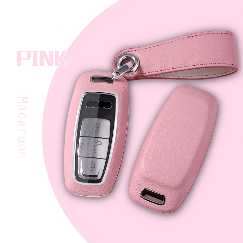 Leather Car Key Case for audi A6 A7 A8 A3 Q7 Keychains Holder Protector Cover Bag Auto Accessory car accessories audi a3 8p
Leather Car Key Case for audi A6 A7 A8 A3 Q7 Keychains Holder Protector Cover Bag Auto Accessory car accessories audi a3 8p