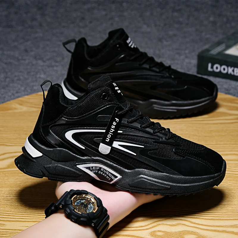 Autumn Men's Shoes High Top Korean Version of The Trend of Men's Sports Shoes Fashion Men's Outdoor Casual Shoes Mens Gym Shoes
Autumn Men's Shoes High Top Korean Version of The Trend of Men's Sports Shoes Fashion Men's Outdoor Casual Shoes Mens Gym Shoes