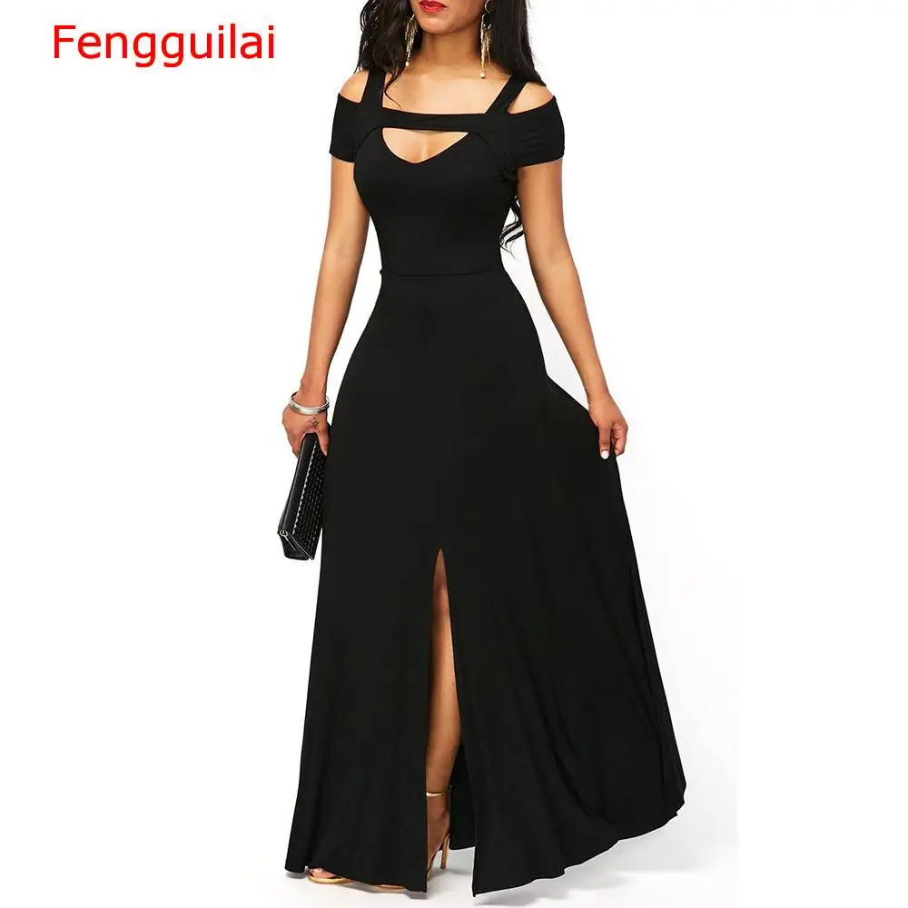 Summer Dress Women 2020 Elegant Sexy V Neck Off Shoulder Split Long Party Dress Casual Slim Ball Gown Maxi Dresses 5XL
Summer Dress Women 2020 Elegant Sexy V Neck Off Shoulder Split Long Party Dress Casual Slim Ball Gown Maxi Dresses 5XL