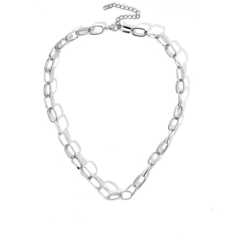 Gold Cuban Chain Necklace Chokers For Women Christmas Gift Silver Color Geometric Pendant Necklaces Boho Maxi Statement Jewelry
Gold Cuban Chain Necklace Chokers For Women Christmas Gift Silver Color Geometric Pendant Necklaces Boho Maxi Statement Jewelry