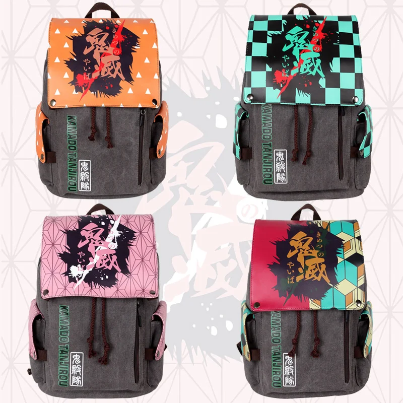 Demon Slayer Backpack Hottest Anime Rucksack Student Schoolbag Large Capacity Backpack Assassin Anime Demon Slayer Printed Bag
Demon Slayer Backpack Hottest Anime Rucksack Student Schoolbag Large Capacity Backpack Assassin Anime Demon Slayer Printed Bag