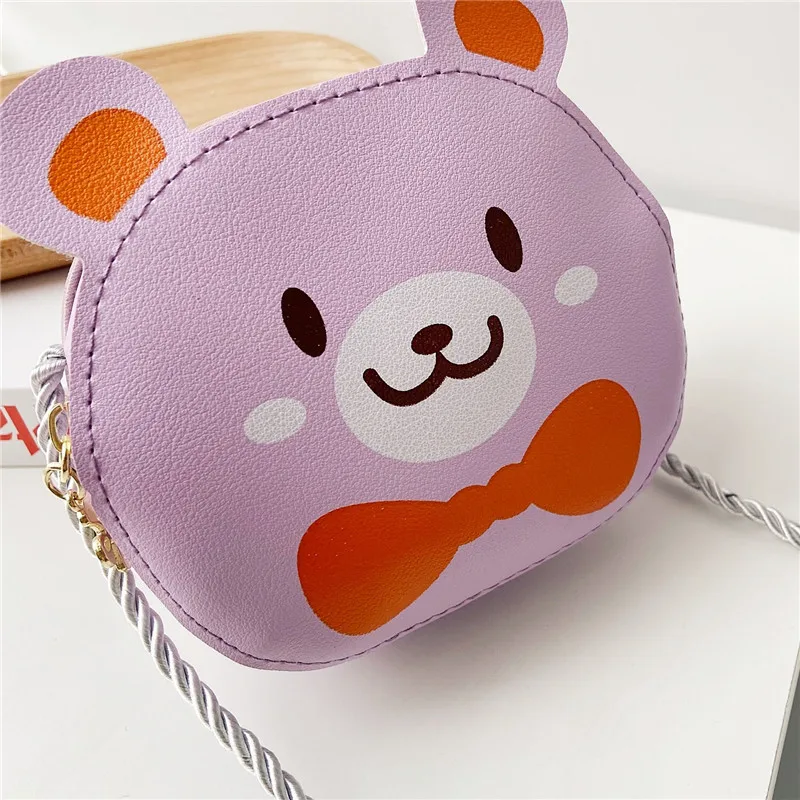 PU Leather Cartoon Bear Girls Baby Mini Coin Purse Fashion Boys Kids Round Messenger Bag Lovely Children's Small Shoulder Bags
PU Leather Cartoon Bear Girls Baby Mini Coin Purse Fashion Boys Kids Round Messenger Bag Lovely Children's Small Shoulder Bags