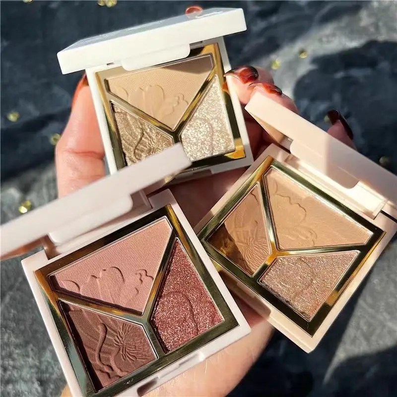 3 Color Shimmer Matte Makeup Eye Shadow Palette Highlighter Bronzer Glitter Metallic Nude Pigmented Eye Shadow Pallete Cosmetic
3 Color Shimmer Matte Makeup Eye Shadow Palette Highlighter Bronzer Glitter Metallic Nude Pigmented Eye Shadow Pallete Cosmetic