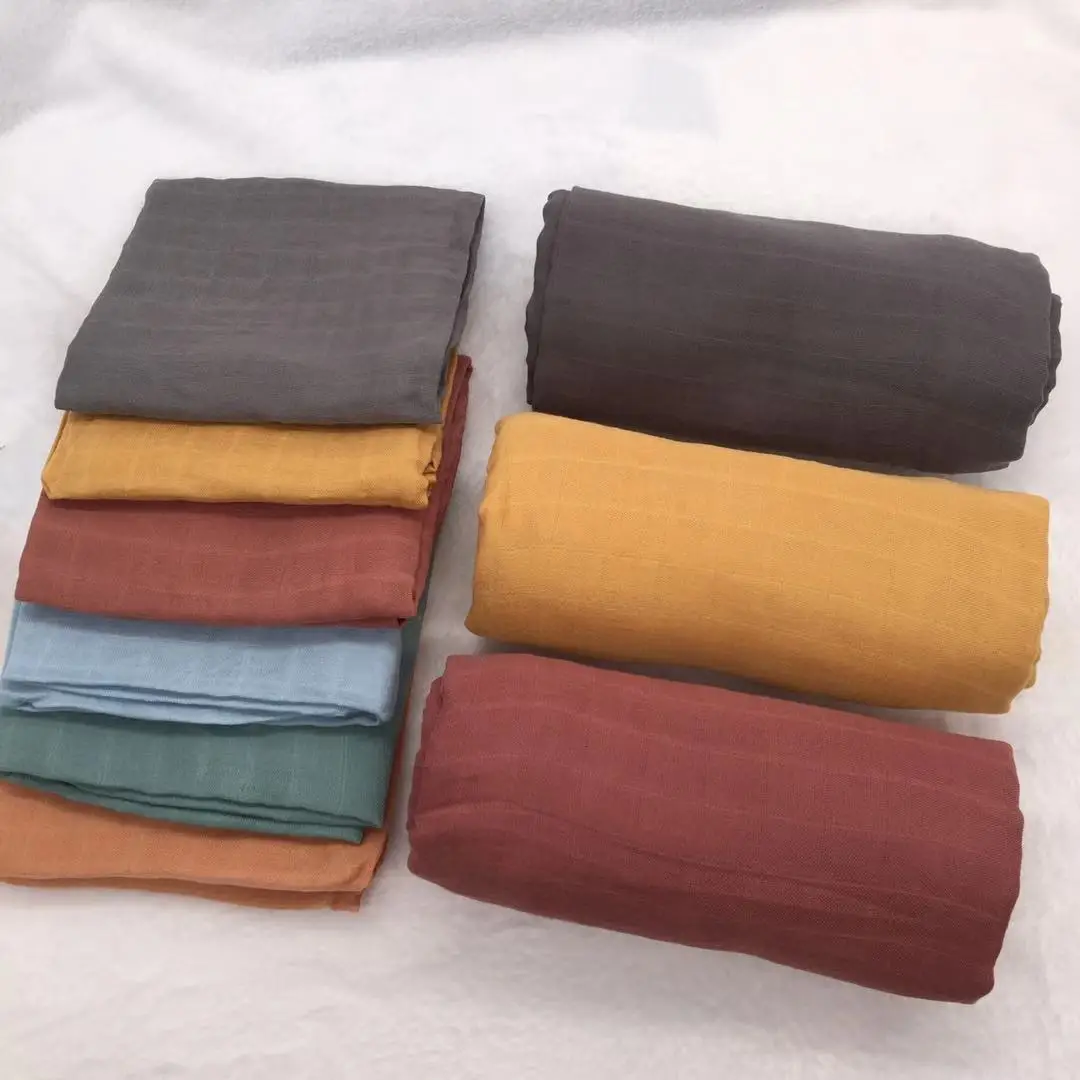 70% Bamboo 30% Cotton Muslin Baby Blanket Newborn Swaddle Plain Color Bamboo Cotton Blanket Infant Newborn Baby Wrap
70% Bamboo 30% Cotton Muslin Baby Blanket Newborn Swaddle Plain Color Bamboo Cotton Blanket Infant Newborn Baby Wrap