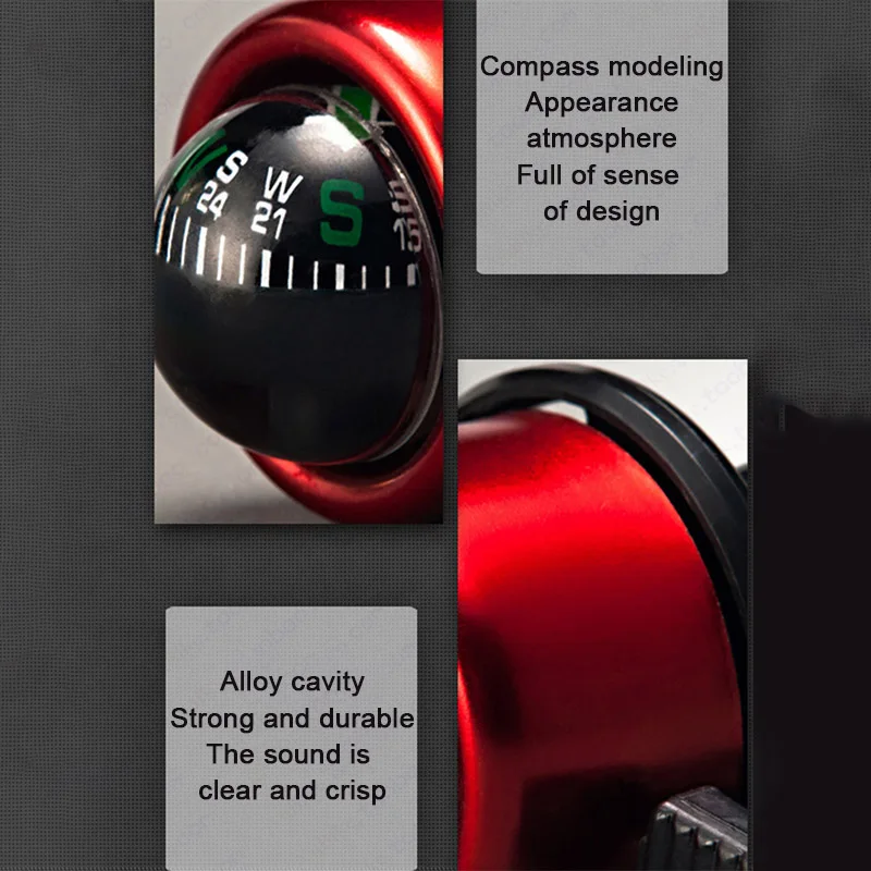 Compass Bicycle Bell Mountain Bike Bicycle Bell Horn Ring Metal Plastic Cycling Alarm With Guide Wholesale Convenient Practical
Compass Bicycle Bell Mountain Bike Bicycle Bell Horn Ring Metal Plastic Cycling Alarm With Guide Wholesale Convenient Practical