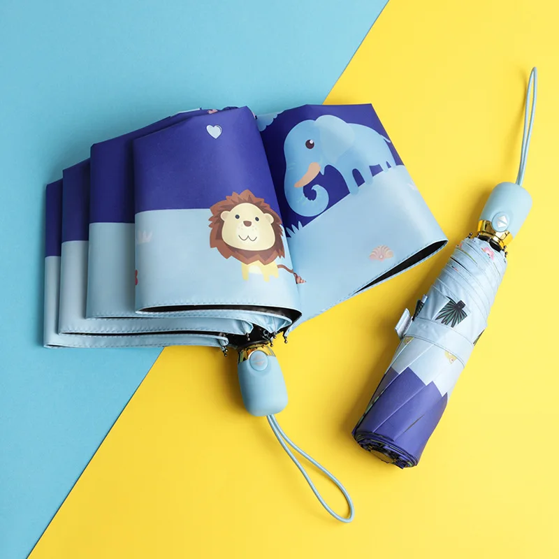 Lovely Cartoon Children Umbrella Portable Folding Parasol Kids Creative Design Handle Umbrella Gift for Student Boy Girl Adult
Lovely Cartoon Children Umbrella Portable Folding Parasol Kids Creative Design Handle Umbrella Gift for Student Boy Girl Adult