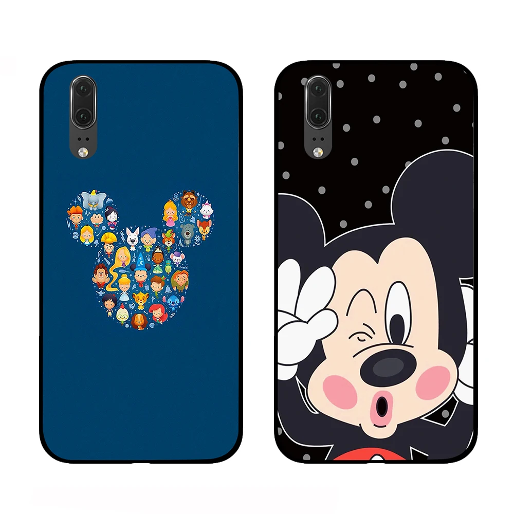 С Микки Маусом кошкой для Huawei Honor V9 V10 8 9 10 8X 5A 7A 5X Play Lite TPU чехол телефона | Мобильные