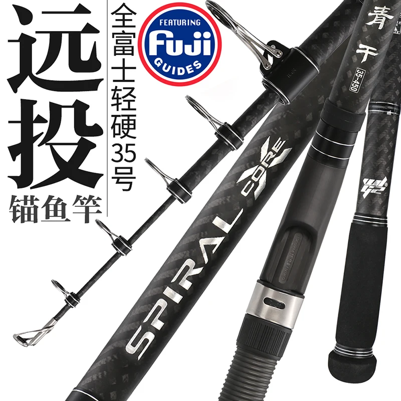 Fuji 3.5 M-4.5 M Travel Telescopic Fishing Rod Carbon Surf Rod Ultralight High Quality Hand Fishing Lure Rod Ocean Casting Rod
Fuji 3.5 M-4.5 M Travel Telescopic Fishing Rod Carbon Surf Rod Ultralight High Quality Hand Fishing Lure Rod Ocean Casting Rod