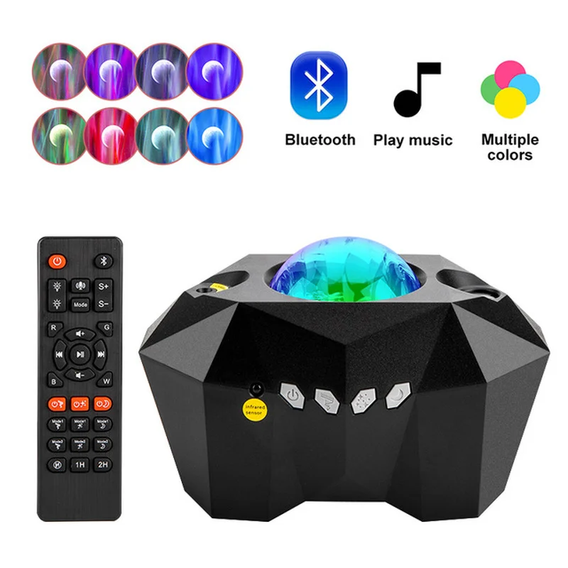 LED Projector Night Light Colorful Laser Starry Sky Galaxy Projector Lamp with Music Speaker Children Bedroom Decoration Gift
LED Projector Night Light Colorful Laser Starry Sky Galaxy Projector Lamp with Music Speaker Children Bedroom Decoration Gift