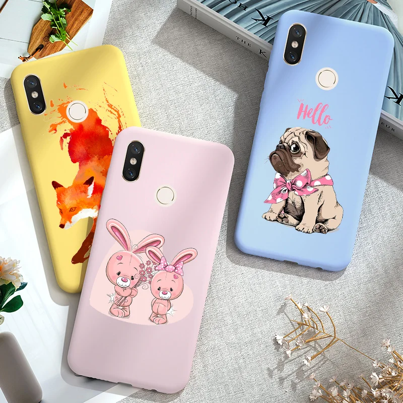Для Xiaomi Redmi 7 7A чехол Note 9S 9 S 8 T 5 Pro 9A 8A 6A 5A Plus с изображением милых животных