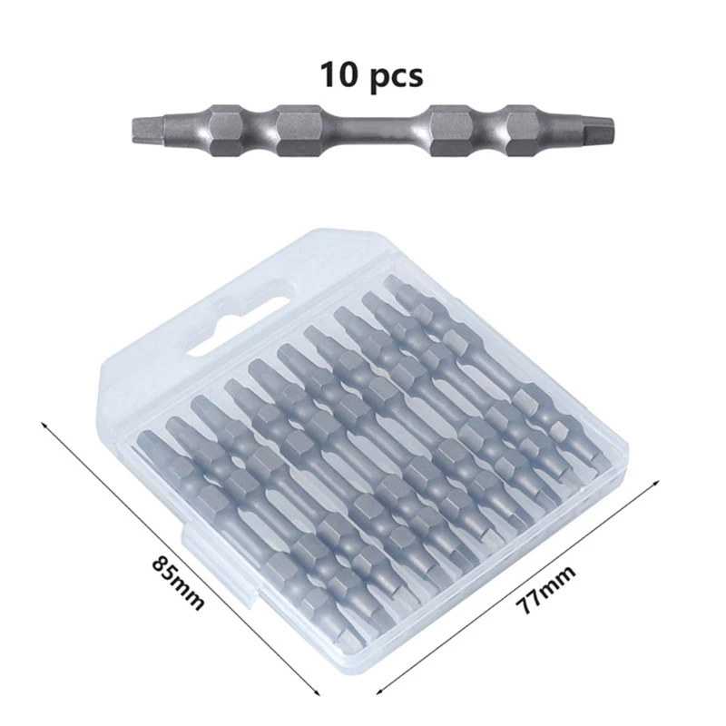 65mm Double-end Screwdriver Bits Set Security Magnetic Electric Screw Driver 11UA
65mm Double-end Screwdriver Bits Set Security Magnetic Electric Screw Driver 11UA