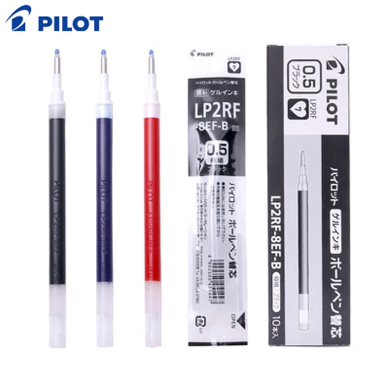 10PCS JAPAN PILOT LP2RF-8EF Neutral Core 10EF Juice Pen Substitute Core 0.5mm Bullet Type Quick-drying Red-Blue-Black
10PCS JAPAN PILOT LP2RF-8EF Neutral Core 10EF Juice Pen Substitute Core 0.5mm Bullet Type Quick-drying Red-Blue-Black