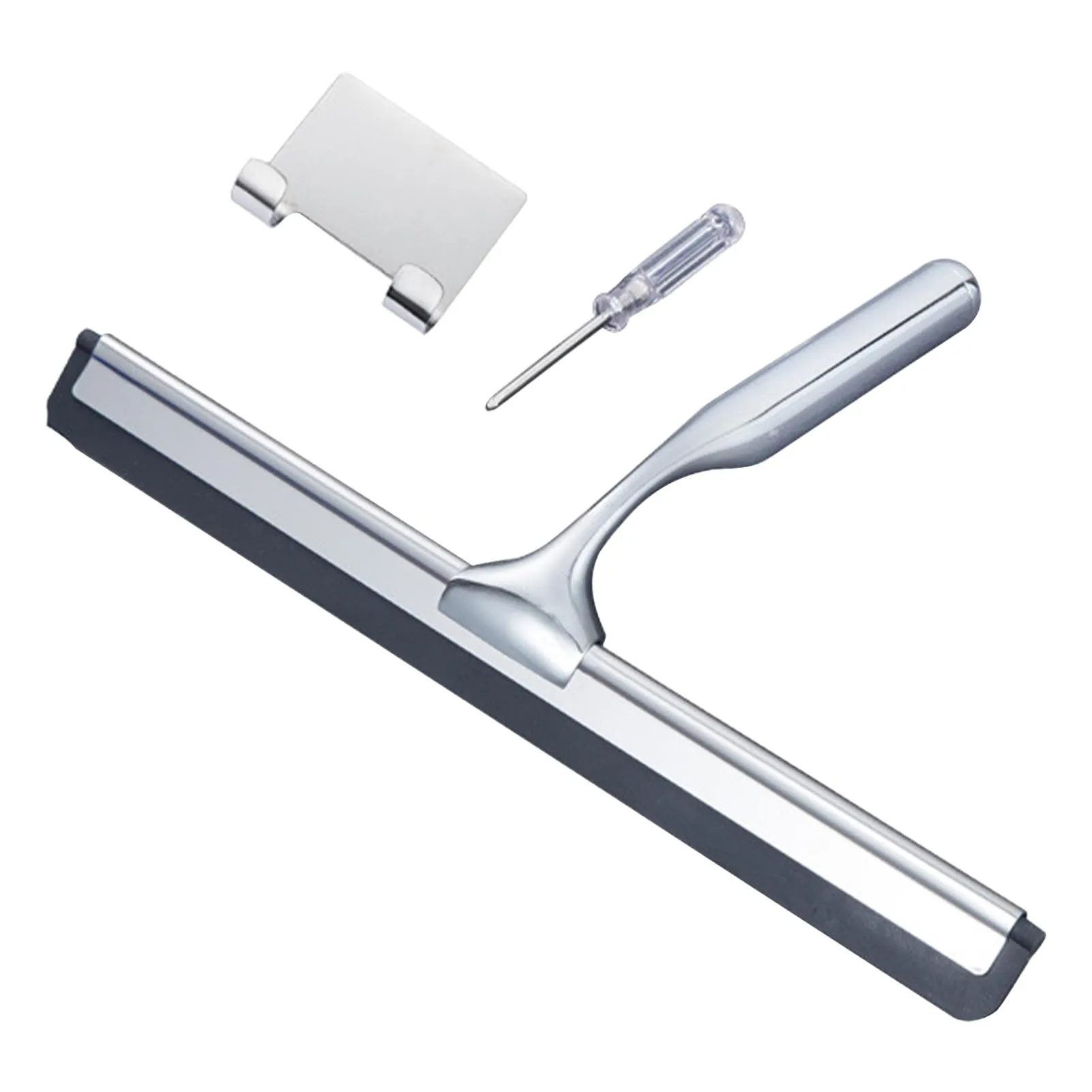 With Wall Hanger Shower Squeegee Rustproof Professional Office Bathroom T-shape Stainless Steel Window Wiper Non Slip Punch Free
With Wall Hanger Shower Squeegee Rustproof Professional Office Bathroom T-shape Stainless Steel Window Wiper Non Slip Punch Free