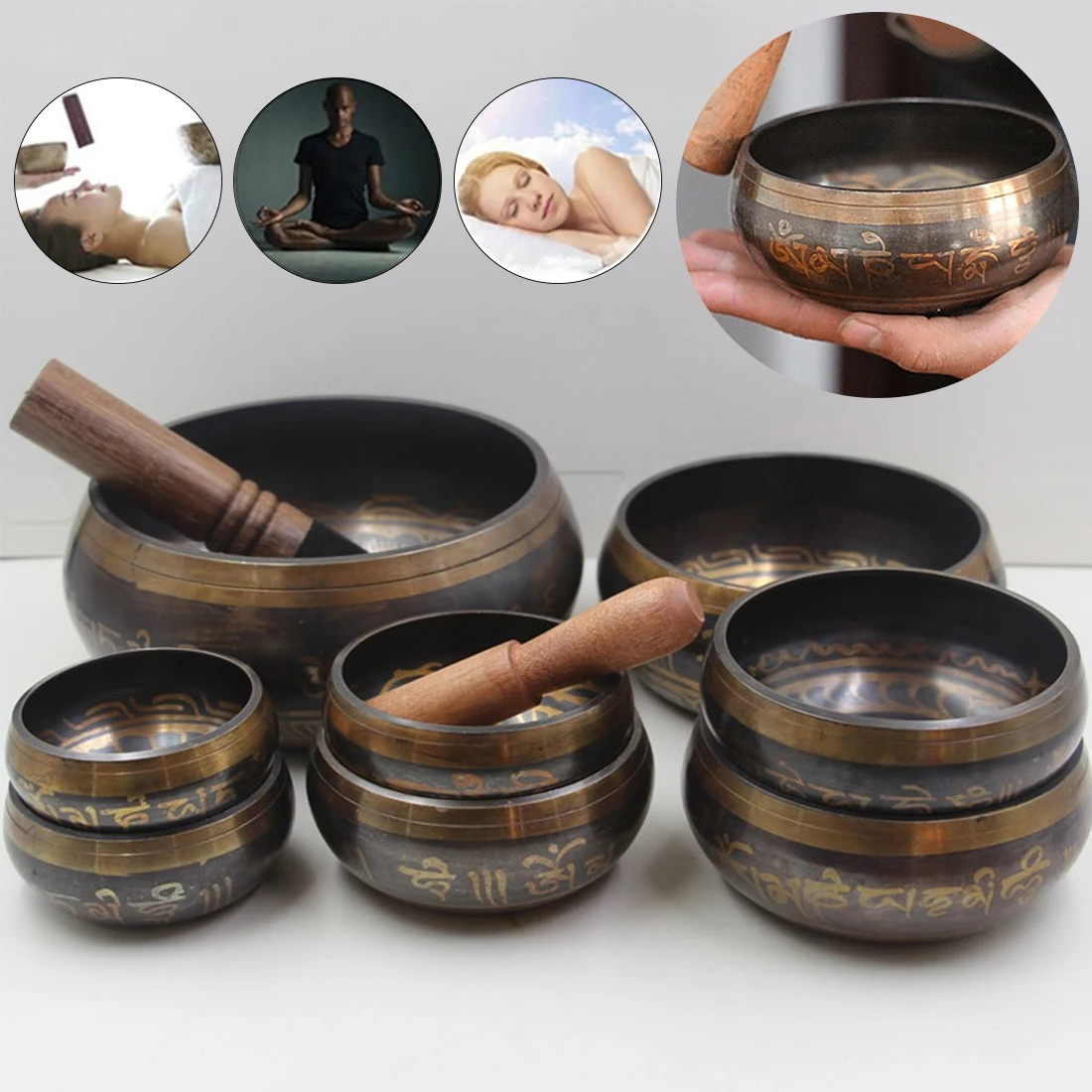 Tibet Sing Bowl Chant Yoga Meditation Chanting Bowl Handicraft Sanskrit Singing Bowl Buddhist Supplies Religious Home Decoration
Tibet Sing Bowl Chant Yoga Meditation Chanting Bowl Handicraft Sanskrit Singing Bowl Buddhist Supplies Religious Home Decoration