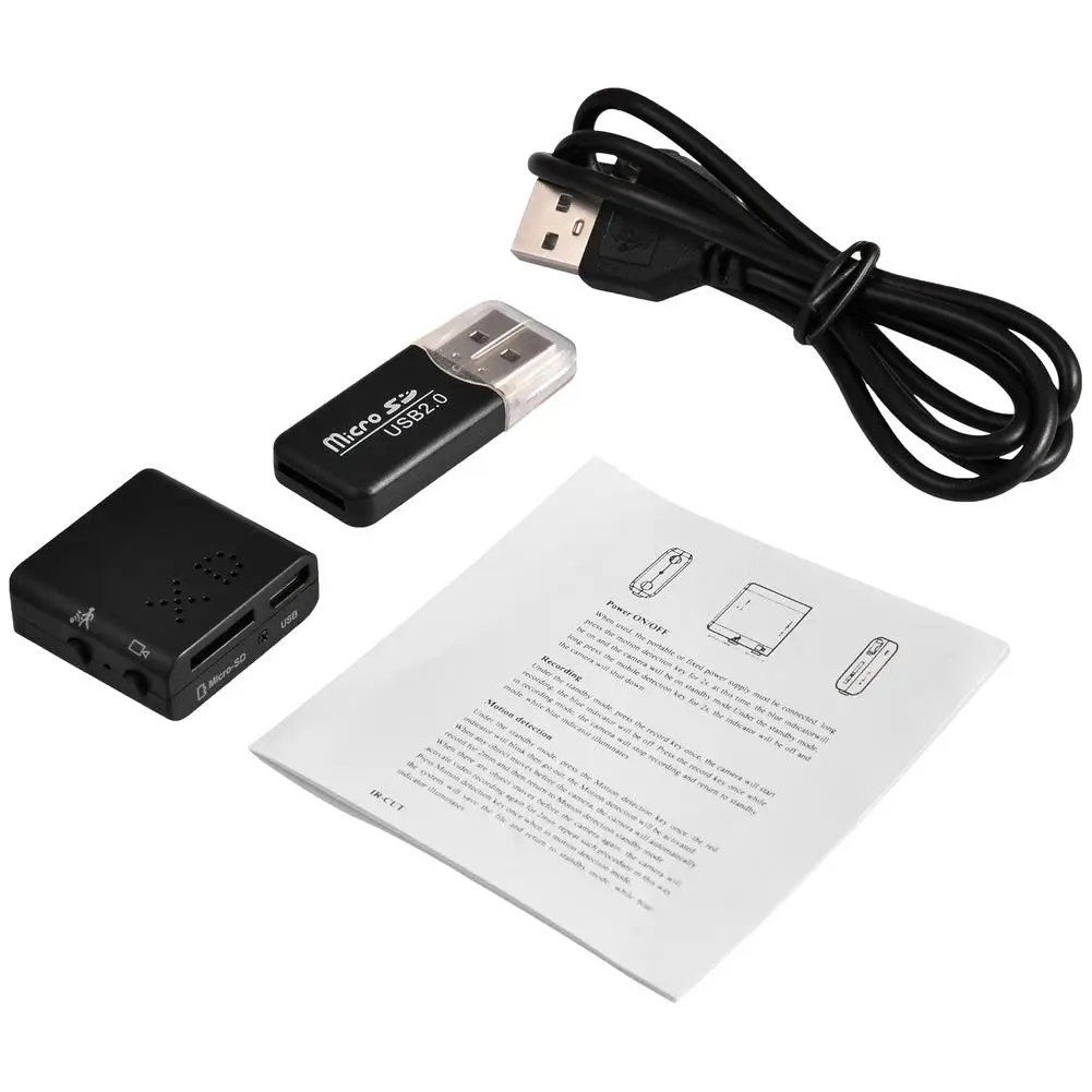 1080p HD Mini Non-WiFi Camera Long-term Recording 64G Memory Card Portable Set 5m Night Vision Micro Camera Motion Detection Hot
1080p HD Mini Non-WiFi Camera Long-term Recording 64G Memory Card Portable Set 5m Night Vision Micro Camera Motion Detection Hot