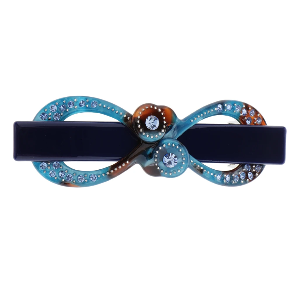 Fashion Spring Barrette Rhinestones Resin Bowknot Ponytail Holders for Women 
Fashion Spring Barrette Rhinestones Resin Bowknot Ponytail Holders for Women