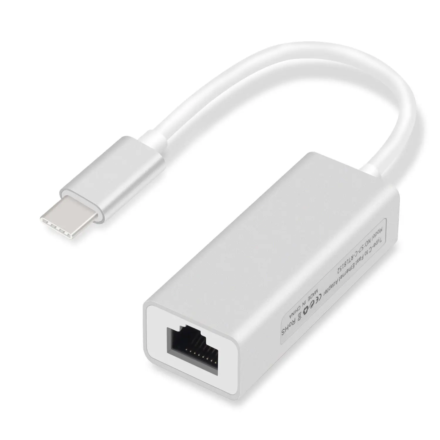 USB-C Type C to RJ45 Ethernet Lan Network Adapter 10/100Mbps For Notebook Laptop Tablet Phone connecting network to USB devices
USB-C Type C to RJ45 Ethernet Lan Network Adapter 10/100Mbps For Notebook Laptop Tablet Phone connecting network to USB devices
