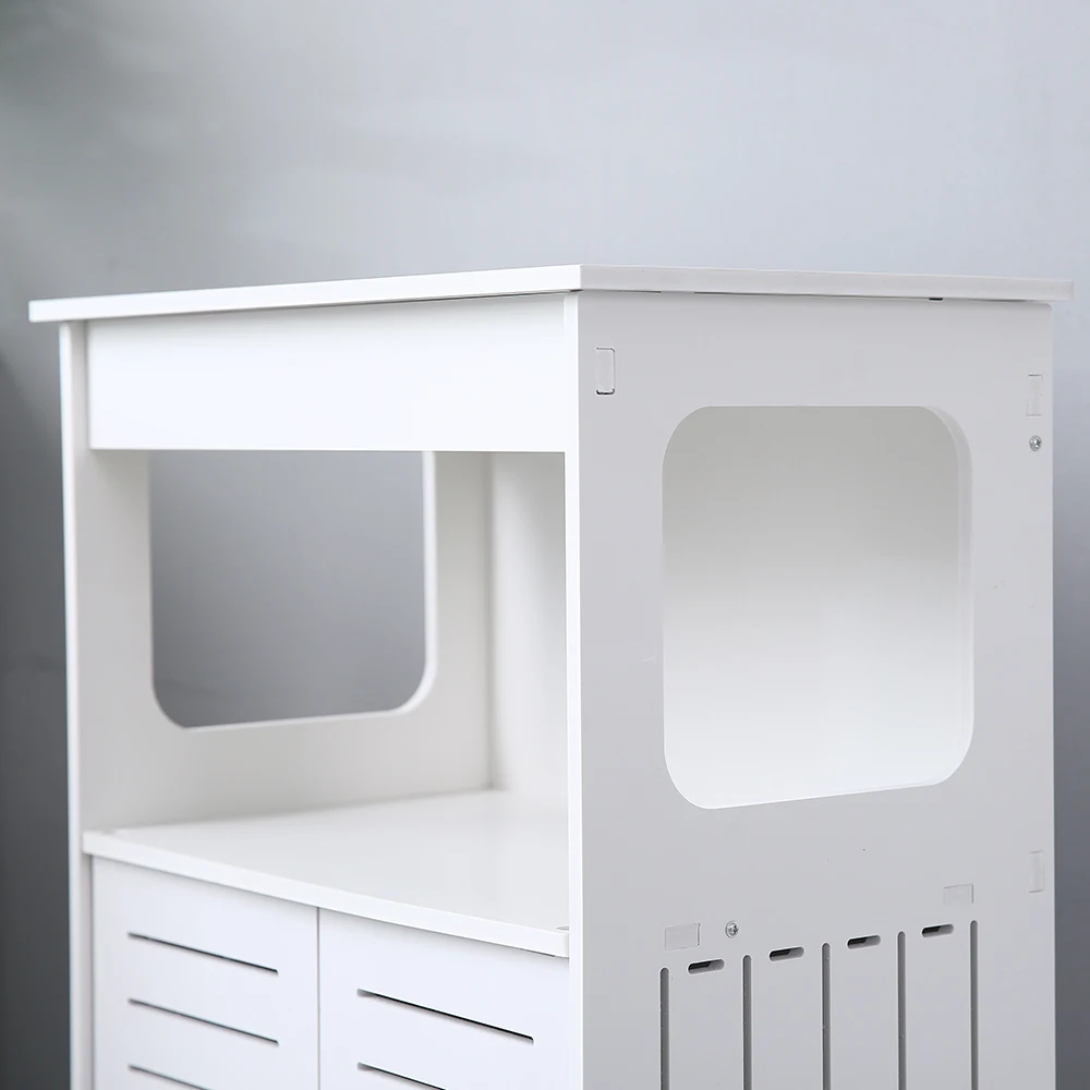Double Door Double Compartment 80 High Storage Cabinet Pvc white wooden cabinets (50x30x80)cm
Double Door Double Compartment 80 High Storage Cabinet Pvc white wooden cabinets (50x30x80)cm