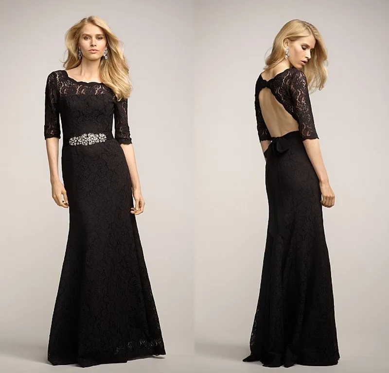 sexy backless black lace Long evening dress 2015 new Custom made high quality handmade exqusite elegant sleeves crystal belt
sexy backless black lace Long evening dress 2015 new Custom made high quality handmade exqusite elegant sleeves crystal belt