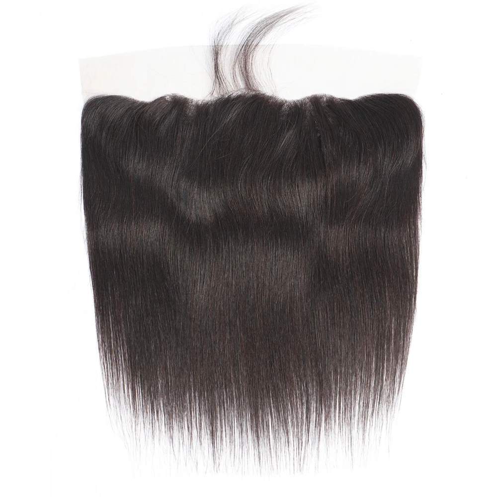 

13x4 прямые швейцарские фронтальные волосы с детскими волосами 16-24 дюйма натуральные волосы Реми малазийские 100% человеческие волосы для черн...