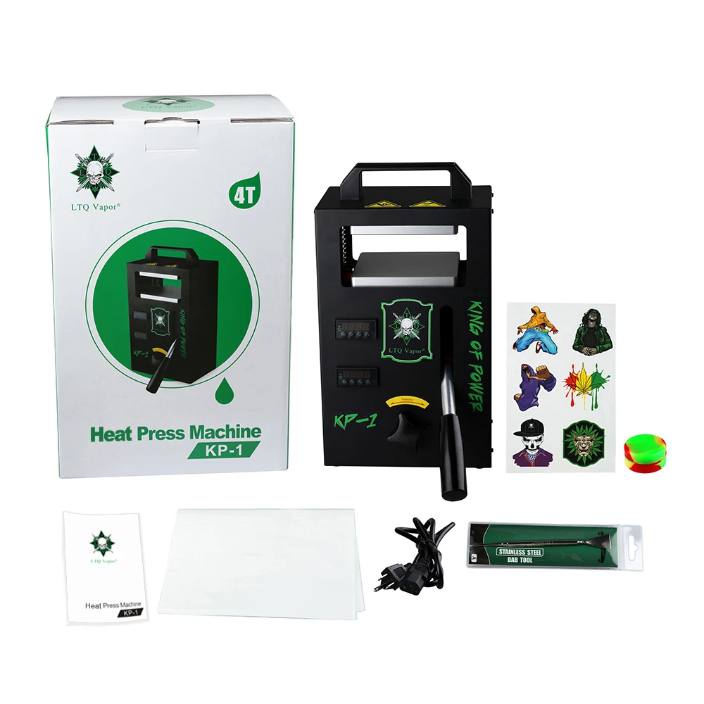 Authentic LTQ Vapor Rosin Press Machine KP-1 4tons Pressure on Clamp Heating Portable Temperature Wax Extracting Tool Start Kit
Authentic LTQ Vapor Rosin Press Machine KP-1 4tons Pressure on Clamp Heating Portable Temperature Wax Extracting Tool Start Kit