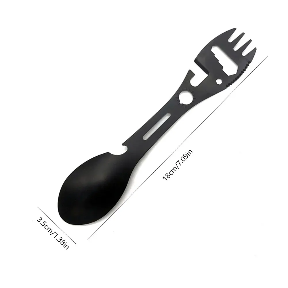 Stainless Steel Spork Multifunctional Camping Fork Spoon 10-In-1 Combo Functional Spork Outdoor Can Opener Spork Camping Spork
Stainless Steel Spork Multifunctional Camping Fork Spoon 10-In-1 Combo Functional Spork Outdoor Can Opener Spork Camping Spork