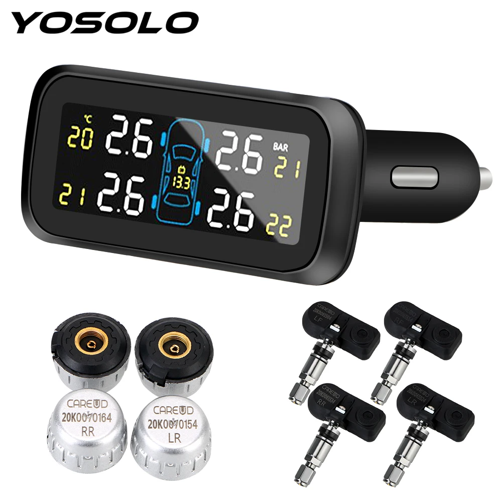 Система сигнализации YOSOLO, беспроводная, с ЖК-дисплеем, TPMS 
Система сигнализации YOSOLO, беспроводная, с ЖК-дисплеем, TPMS