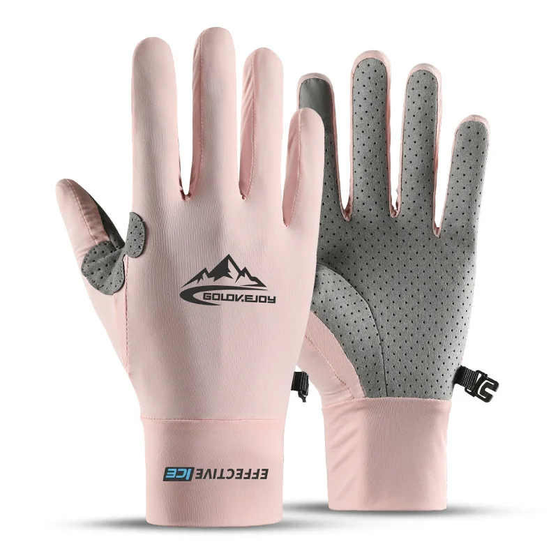 Riding touch screen non-slip outdoor sports sunscreen summer fishing breathable ice silk cold feeling thin gloves adult
Riding touch screen non-slip outdoor sports sunscreen summer fishing breathable ice silk cold feeling thin gloves adult