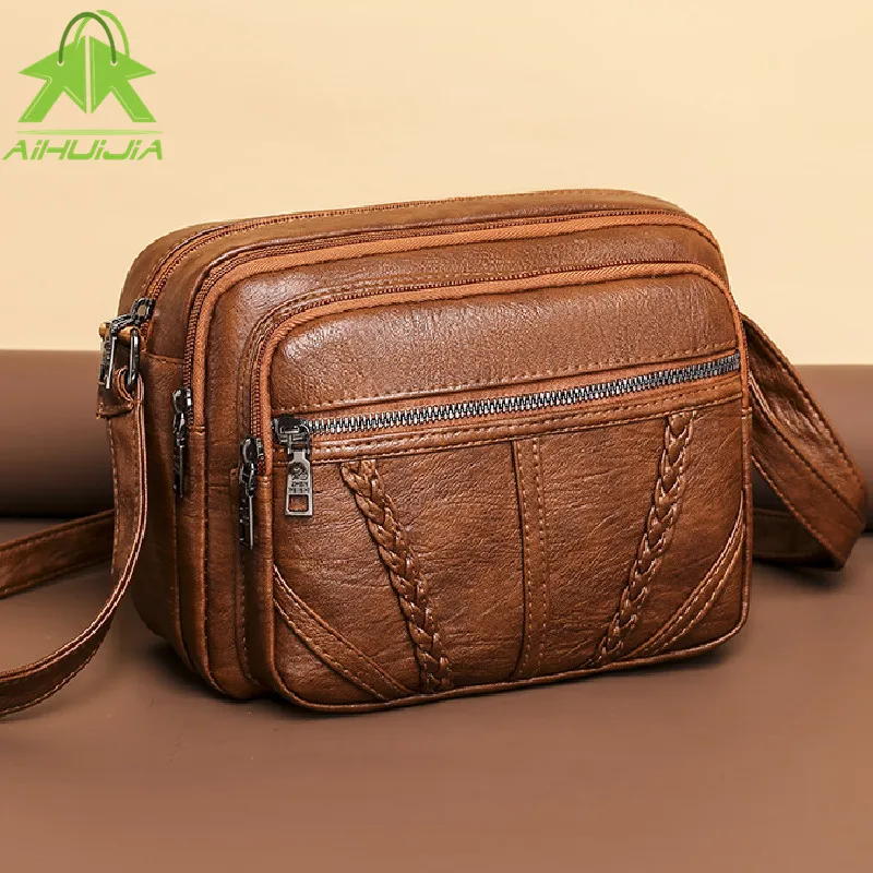Vintage Soft Pu Leather Shoulder Bags for Women 2021 New Simplicity Solid Color Crossbody Bag Luxury Designer Handbag and Purse
Vintage Soft Pu Leather Shoulder Bags for Women 2021 New Simplicity Solid Color Crossbody Bag Luxury Designer Handbag and Purse