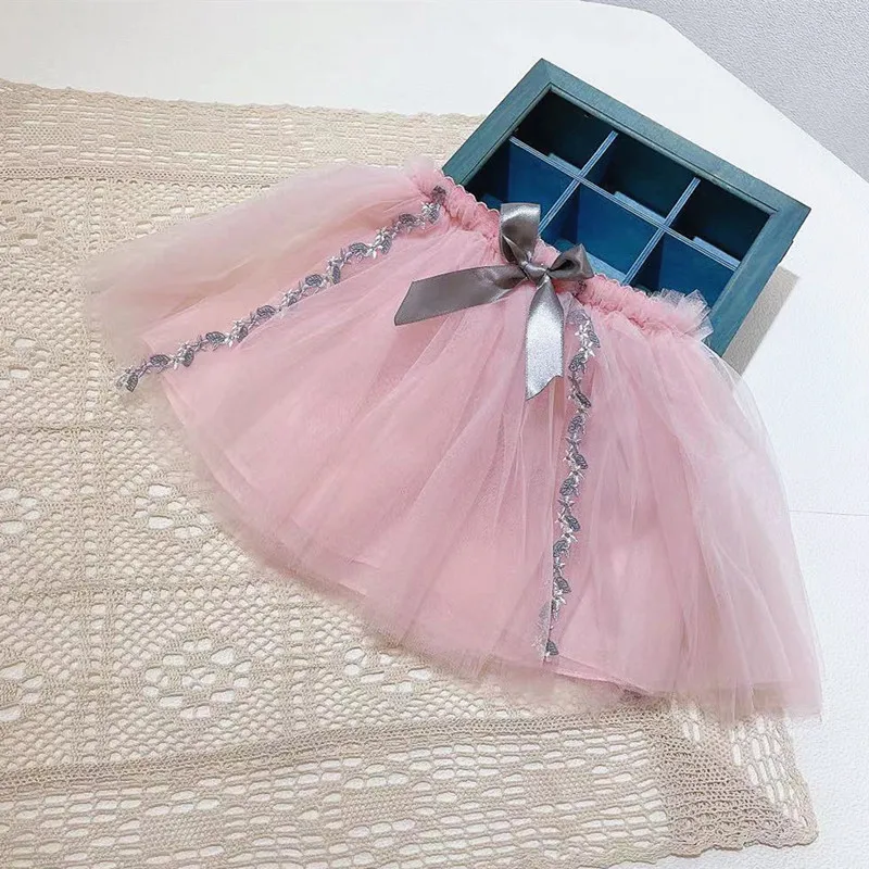 Сетчатая юбка для маленьких девочек милая детская одежда принцессы подарок на