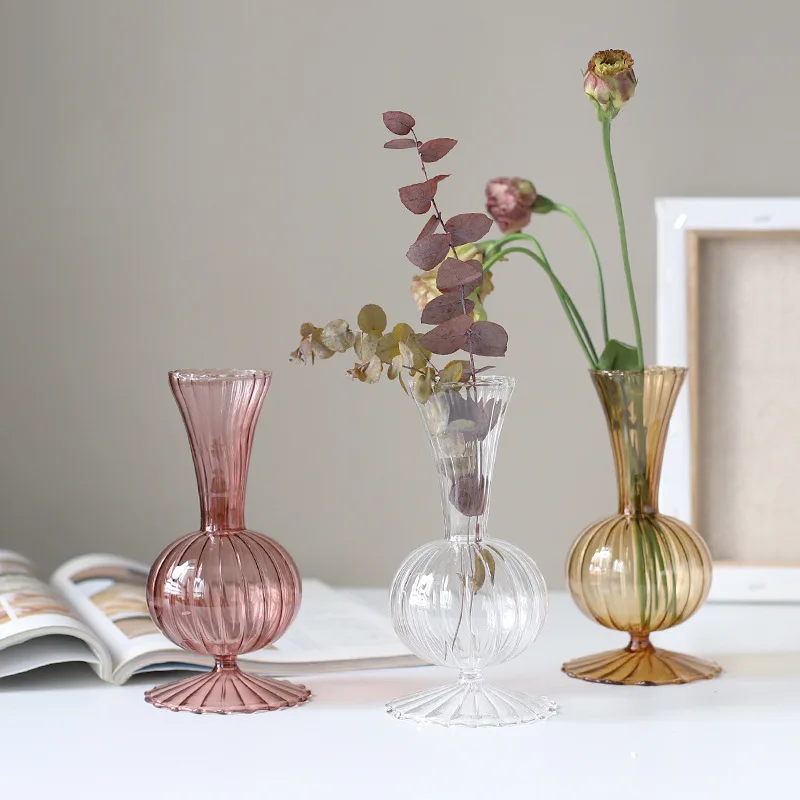 Retro Glass Vase Flower Transparent Brown and Yellow Nordic Ins Style Simple Table Pendulum Art Flower Decoration Hydroponics
Retro Glass Vase Flower Transparent Brown and Yellow Nordic Ins Style Simple Table Pendulum Art Flower Decoration Hydroponics