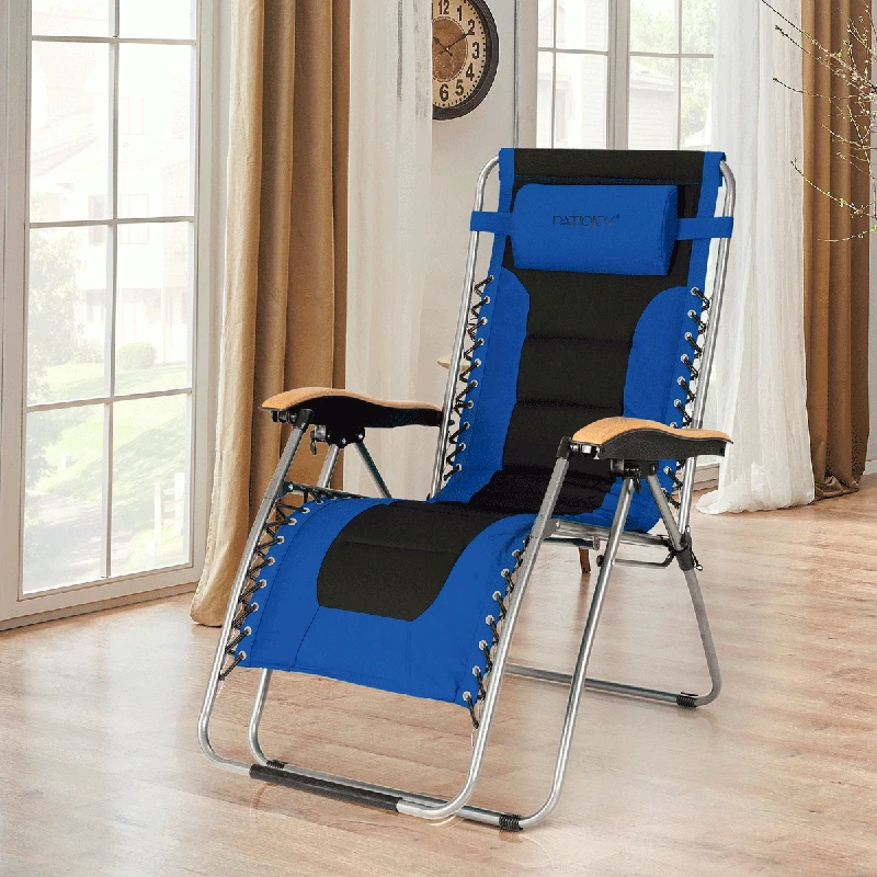 Oversize Folding Adjustable Padded Zero Gravity Lounge Chair Metal Latch Stable Steel Frame Ergonomic Comfortable Sun Loungers
Oversize Folding Adjustable Padded Zero Gravity Lounge Chair Metal Latch Stable Steel Frame Ergonomic Comfortable Sun Loungers