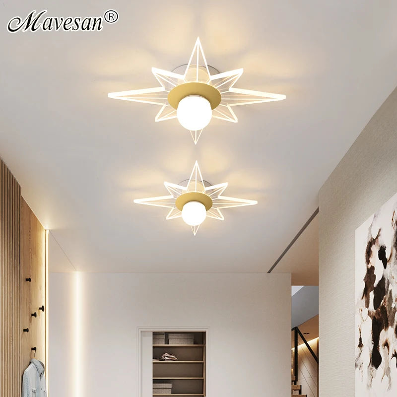 

New Ceiling Lights For Corridor Stairway Aisle Living Room Bedroom Kitchen Gallery Foyer Villa Dining Room Indoor Home LED Lamp