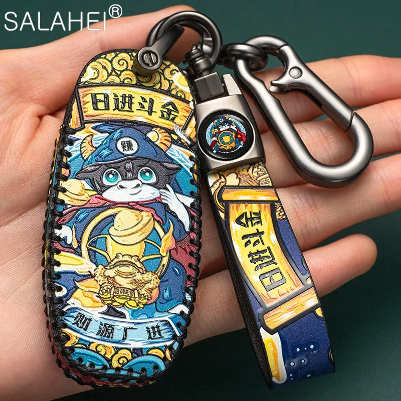 Leather Car Key Case For Ford Focus MK2 3 4 Fiesta Ecosport Kuga ESCORT Escape Fusion Mondeo Mustang F-150 Explorer Ranger Edge
Leather Car Key Case For Ford Focus MK2 3 4 Fiesta Ecosport Kuga ESCORT Escape Fusion Mondeo Mustang F-150 Explorer Ranger Edge