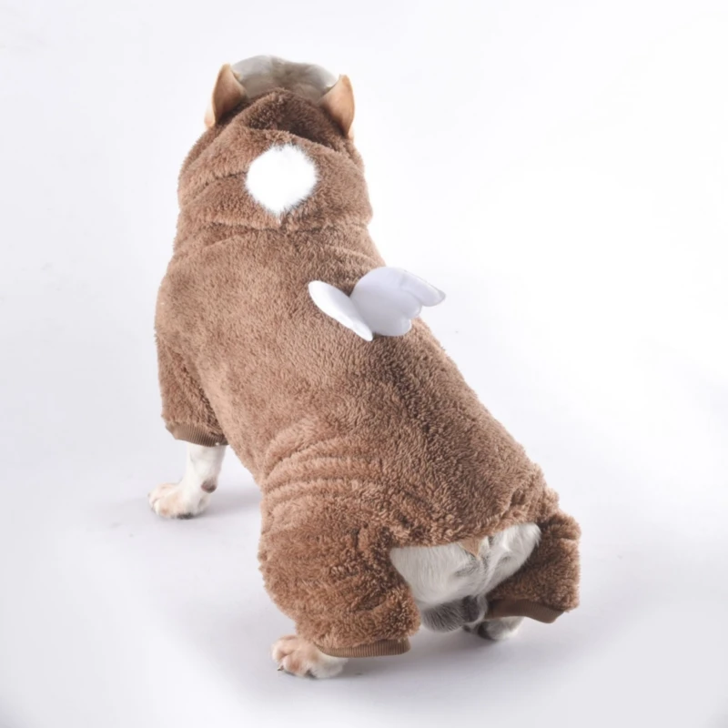 Осень-зима утолщенная собачья одежда толстовка крылья четыре фута собак Костюмы щенок теплая Пижама плюша на меху с капюшоном и свитер для ...
Осень-зима утолщенная собачья одежда толстовка крылья четыре фута собак Костюмы щенок теплая Пижама плюша на меху с капюшоном и свитер для ...