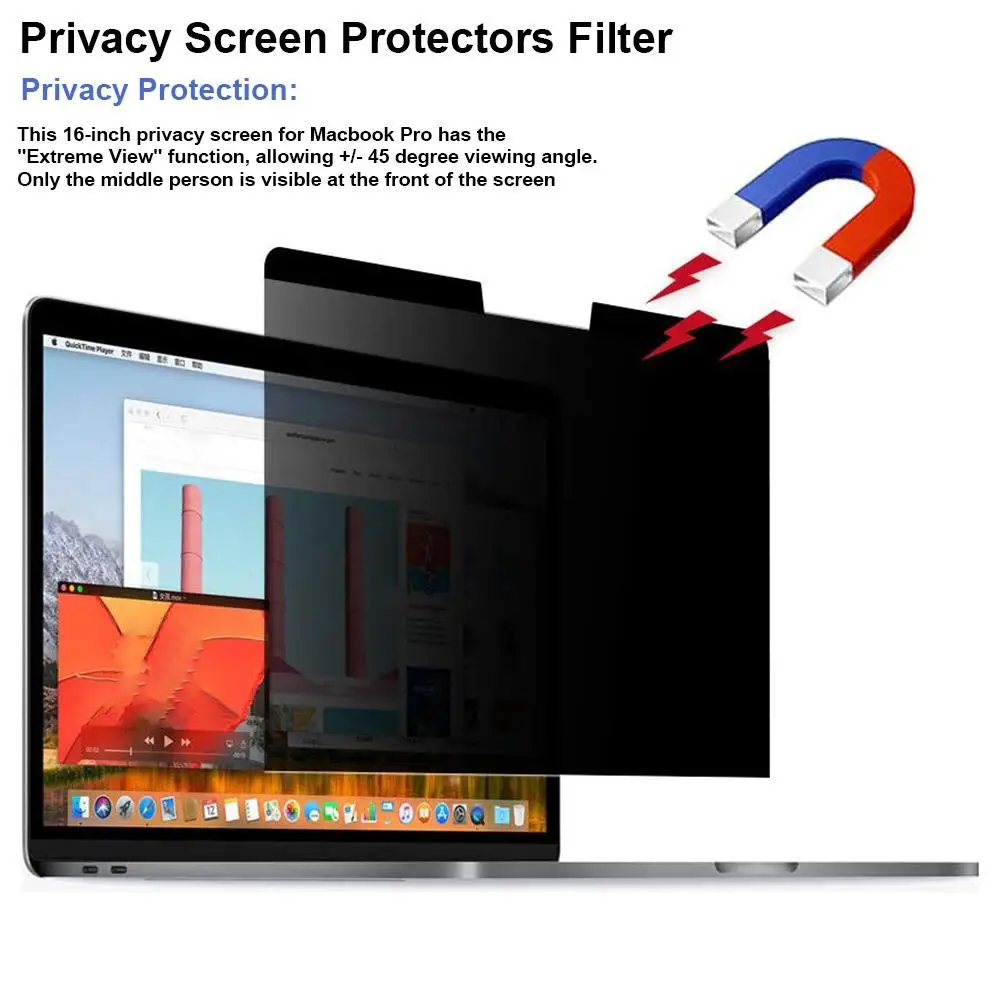 Защитная пленка для ноутбука MacbookPro защиты экрана от шпионов мягкий