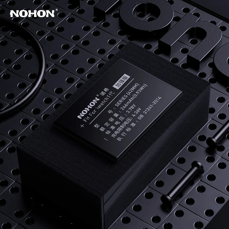 Аккумулятор NOHON A1579 A1578 для Apple Watch 1 2 3 4 44 мм 42 сменная батарея iWatch S1 S2 S3 GPS LTE S4 38 40