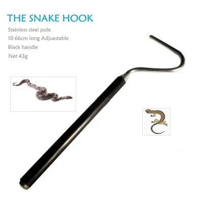 Small Snake Catching Tool, Reptile Hook Catcher, Stainless Steel Retractable
Small Snake Catching Tool, Reptile Hook Catcher, Stainless Steel Retractable