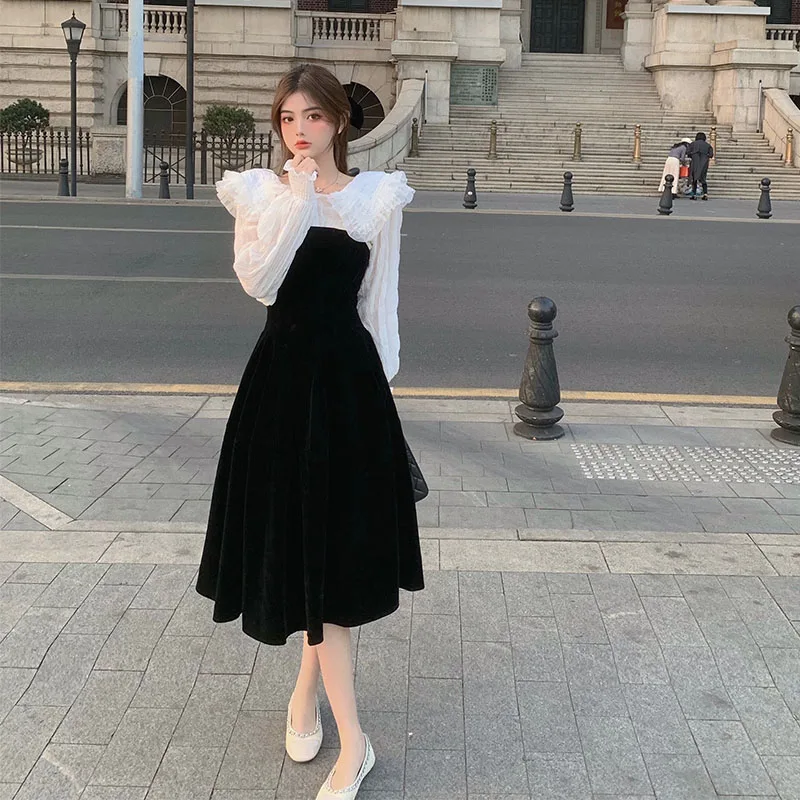New S-Xl Spring 2 Piece Suit Sleeveless Vintage Women Dresses Female Blusas Girls Dress Suits V Neck Robe Femme Vestido Blouse
New S-Xl Spring 2 Piece Suit Sleeveless Vintage Women Dresses Female Blusas Girls Dress Suits V Neck Robe Femme Vestido Blouse